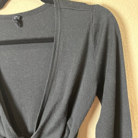 URBAN OUTFITTERS Out From Under Ribbed Knit Tie Front Romper Onesie Size XS - Picture 5 of 8